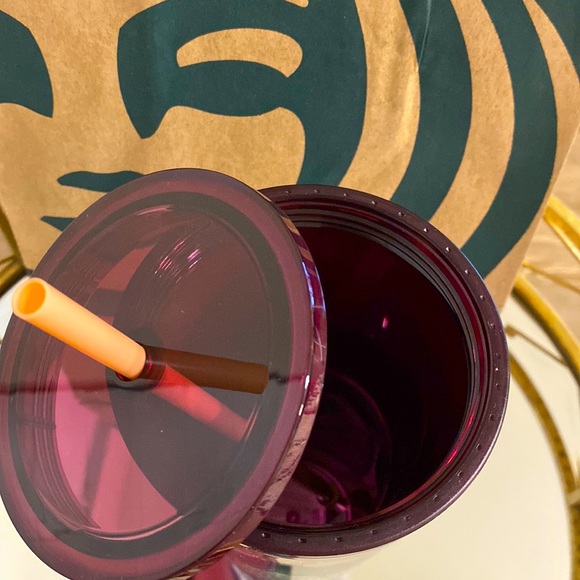 STARBUCKS PLASTIC COLD CUP - RISING FLORAL ๐ธ - Picture 5 of 7